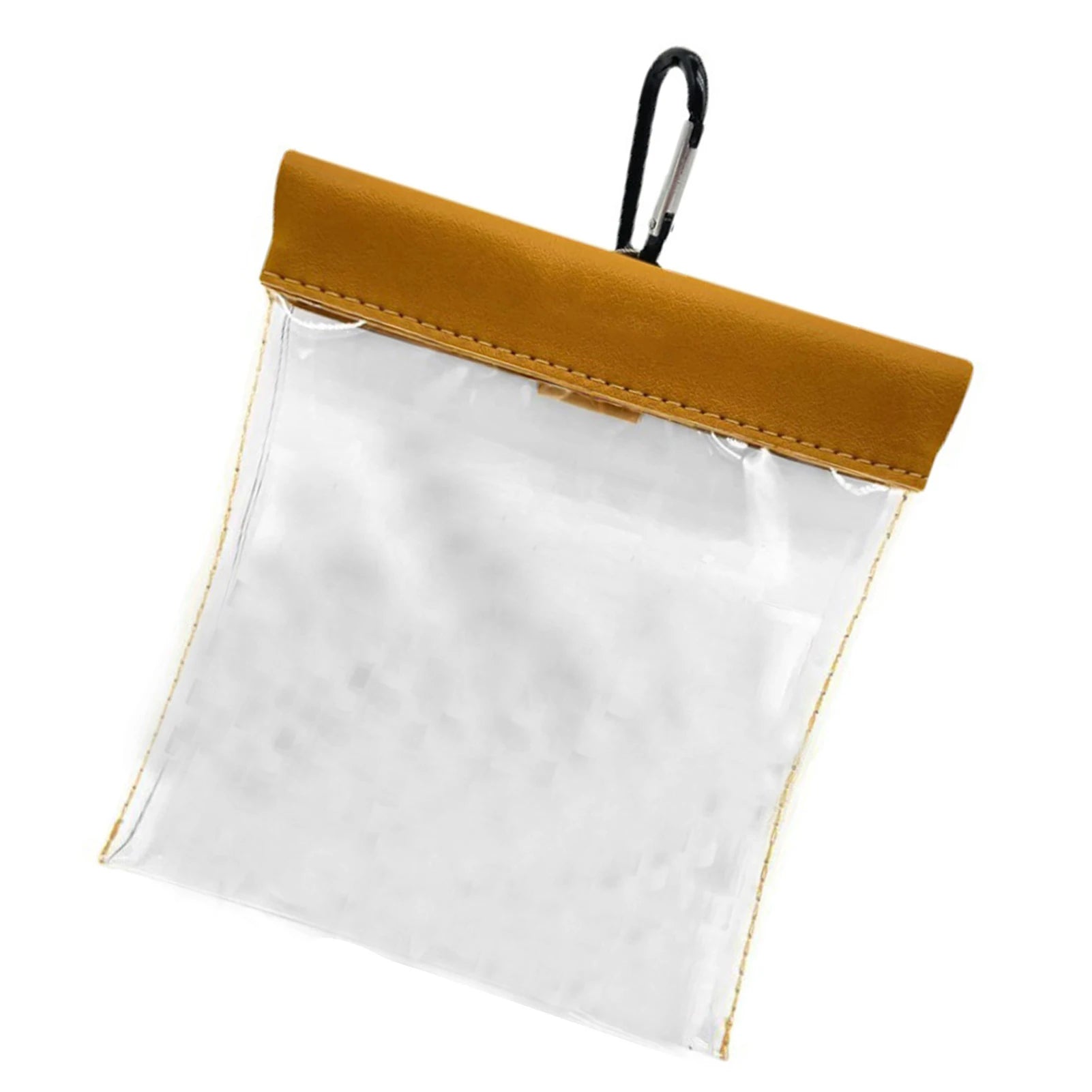 Golf Tees Pouch Golf Ball Bag With Clip Transparant Golf Nails Tote Bag Outdoor Sports Golf Accessories Jewelry Phone Wallet Bag