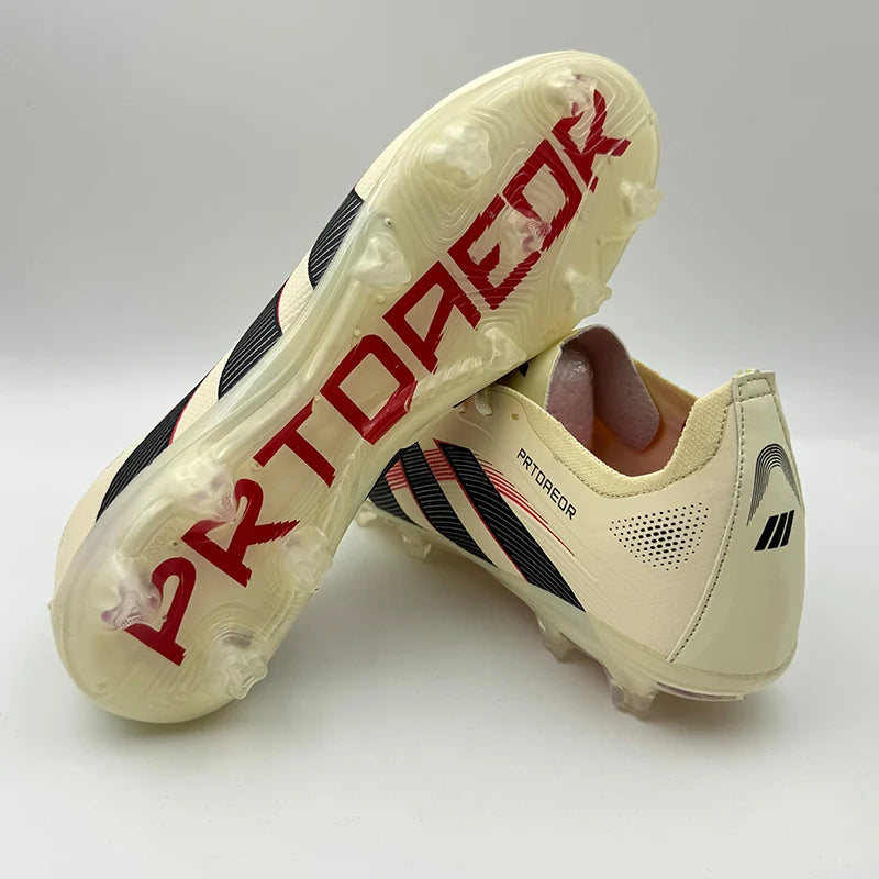 Soccer Shoes For Men FG Professional High Quality Bootie Fast Outdoor Football Field Boots Comfortable Football Shoes Ultralight