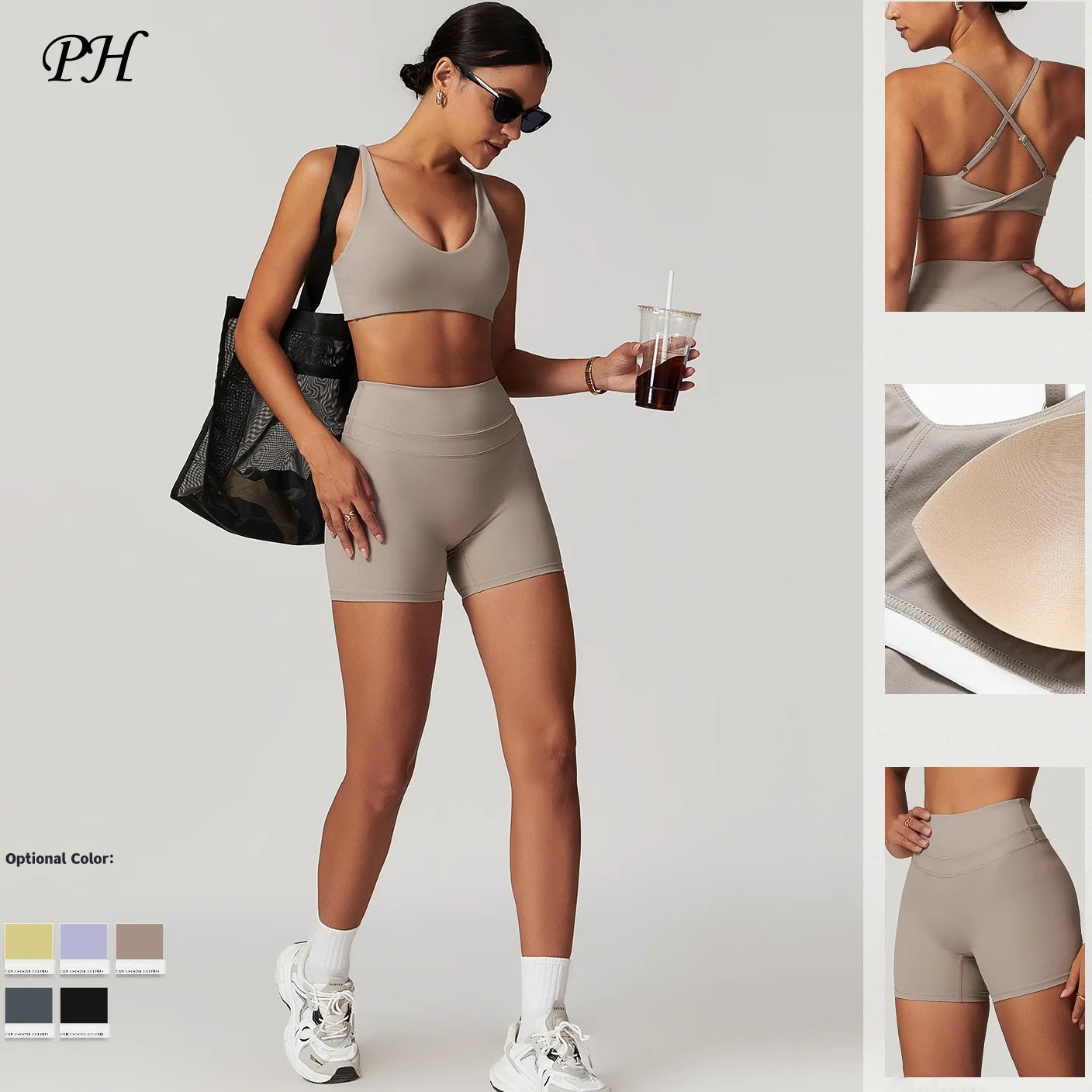 Women Gym Yoga Fitness Sportswear 2Pcs Set Solid Running Workout Sport Clothing Tights Elastic Tracksuit Sexy Yoga Sport Set New