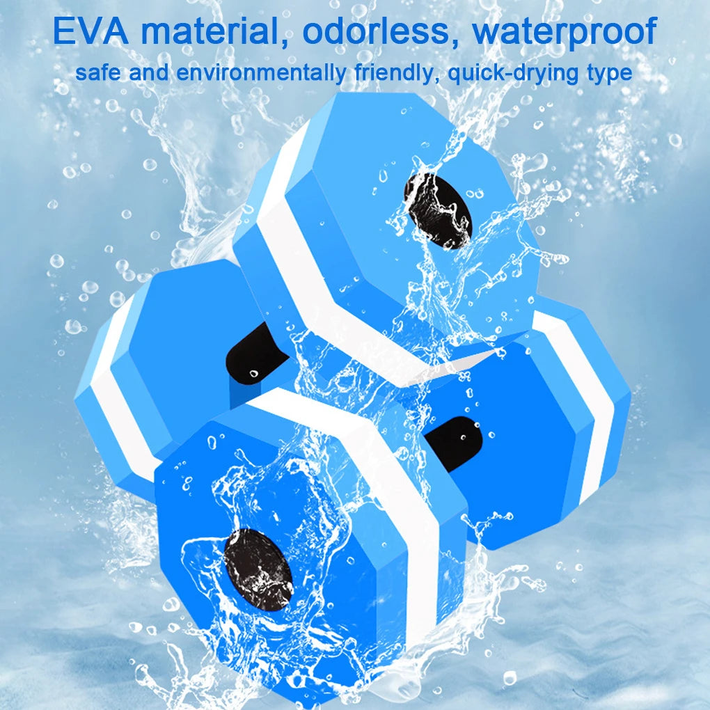 2pcs EVA Water Dumbbell Pool Exercise Floating Dumbbell Aquatic Exercise Dumbbells Arm Weights Sports Aerobic Fitness Equipment