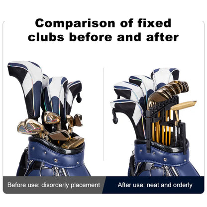 Adjustable Golf Club Organizer – Holds 9 Clubs