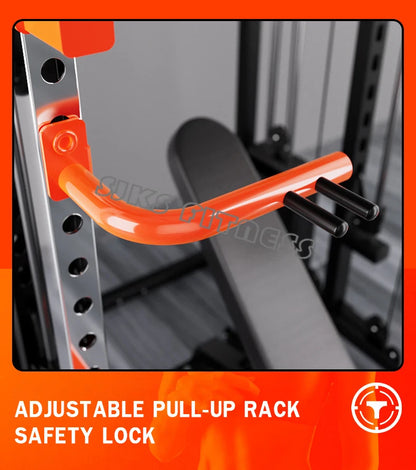 Household & Gym Combination Multifunctional Flying Bird Gantry, Comprehensive Trainer Fitness Equipment, Squat Stand
