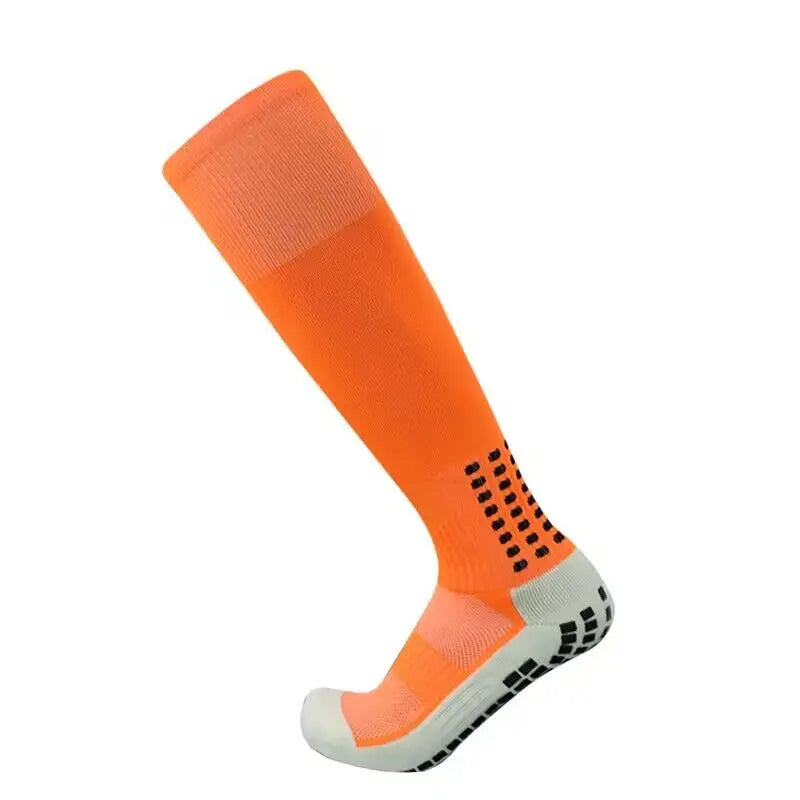 1 Pair of Men's Professional Soccer Socks - Anti-Slip Silica Gel Sweat Absorbing Athletic Sport Socks Super Bowl Football Socks