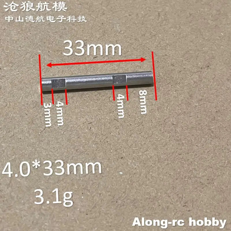 5pcs  4*33 mm or 4*40mm Steel Shaft Shaft  4 mm Bolt  RC Plane Part for Retracts  Landing Gear or DIY Models Airplane  Parts