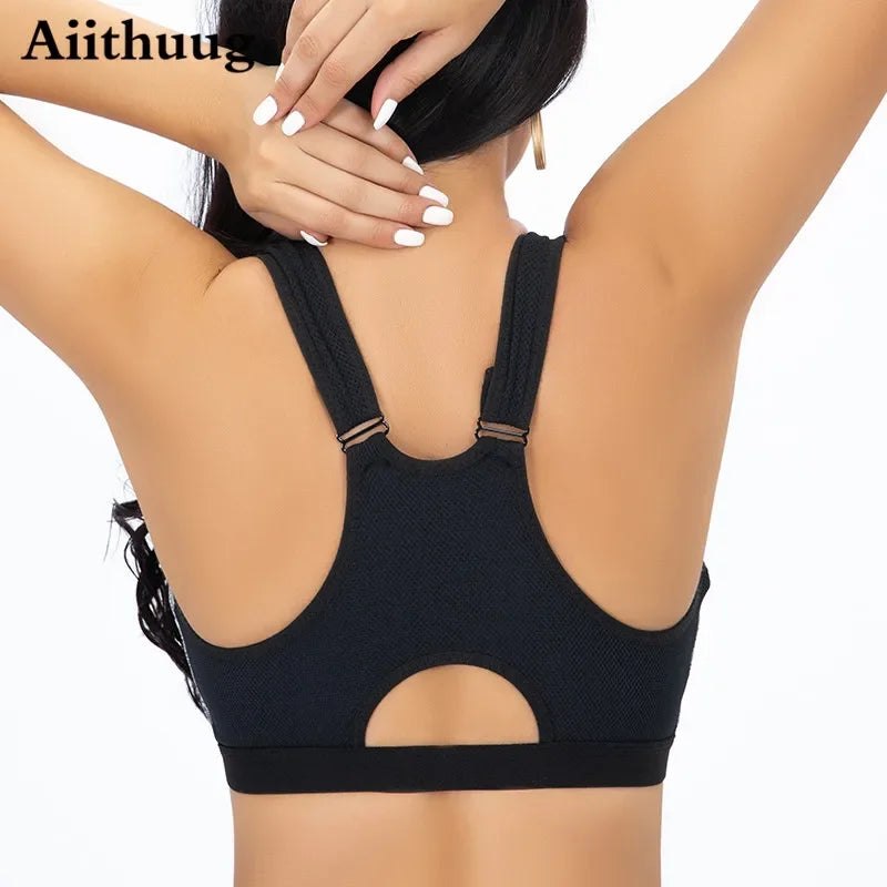 Aiithuug Sports Bras High Impact Sportswear Push Up Bralette Top Fitness Running Yoga Bra Sports Bras for Gym Women Sport Bra