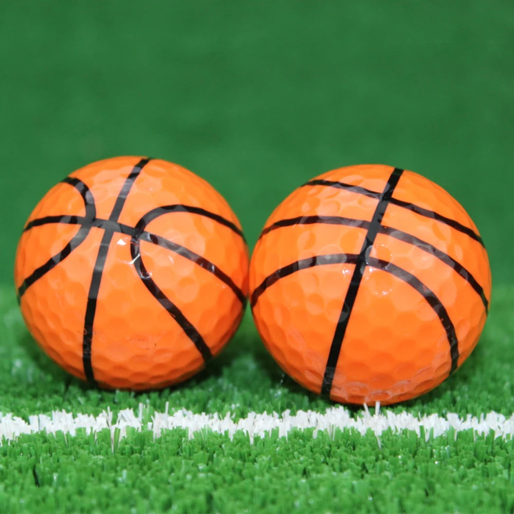 1Pcs Double Golf Balls Training Sports Gift Practice Driving Range Novelty Fun for Golfer Childrens Colored Cartoon Cute Indoor