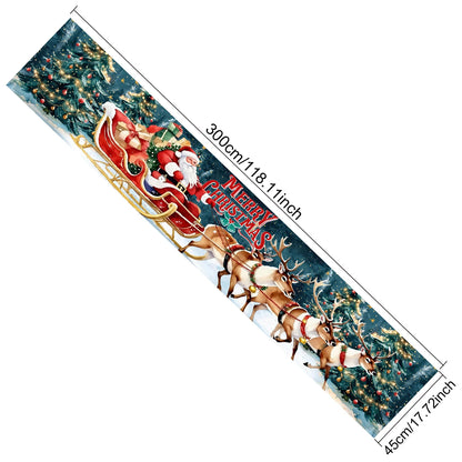 Merry Christmas Banner Christmas Party Decoration Kids Favor 2025 Xmas Santa Claus Banner Navidad Natal New Year Gift 2026