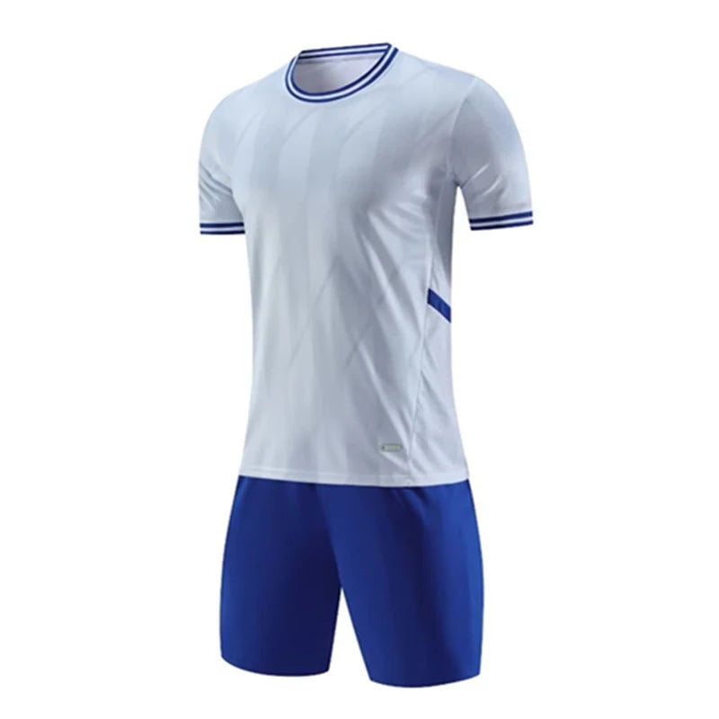 Soccer Uniform for Men Kids Sports Clothes breathable Football Jersey Sets Training Sportswear