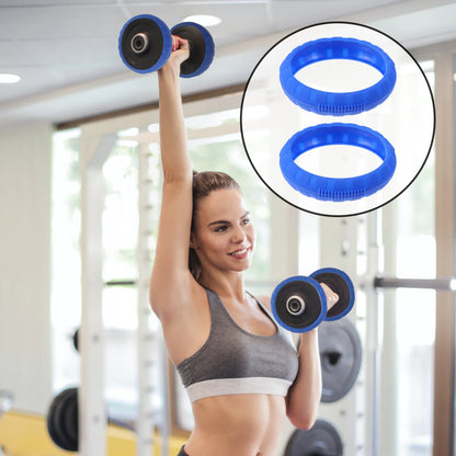 2 PCS Dumbbell Set Dumbbells Cover Silicone for Simple Fall-resistant Protective Silica Gel Wear-resistant