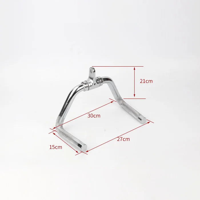 Gym Home Equipment Accessories Lat Pull Down Bar， Chrome-plated Surface Anti-rust High Load-bearing Fitness Tricep Rope Training