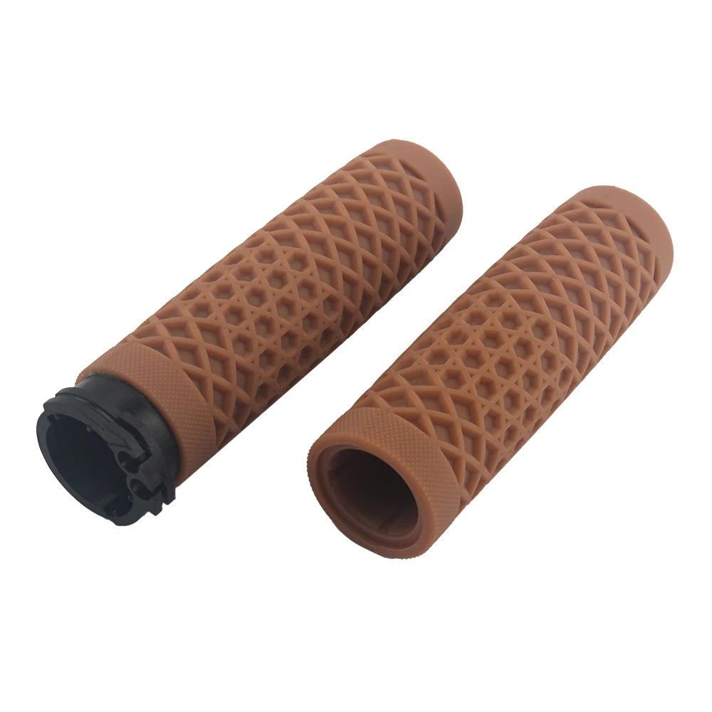 Motorcycle Handlebar Hand Grips 1" 25mm Rubber Handlebars For Harley Sportster 883 1200 Softail Slim Fatboy Touring Street Glide