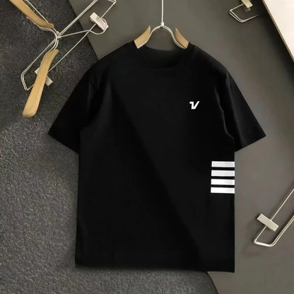 Men's Golf T-shirt 2025 New Summer Round Neck Short Sleeve Top Luxury Brand Simple Breathable Men's Golf Clothing Comfortable