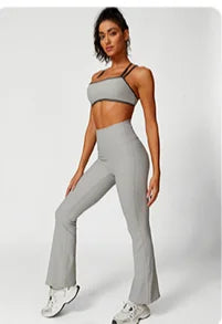 Yoga Set 2 Piece Workout Outfit for Women Sport Bra Shorts Leggings Summer Gym Fitness Clothes Black Brown Gray 2025 Tracksuit