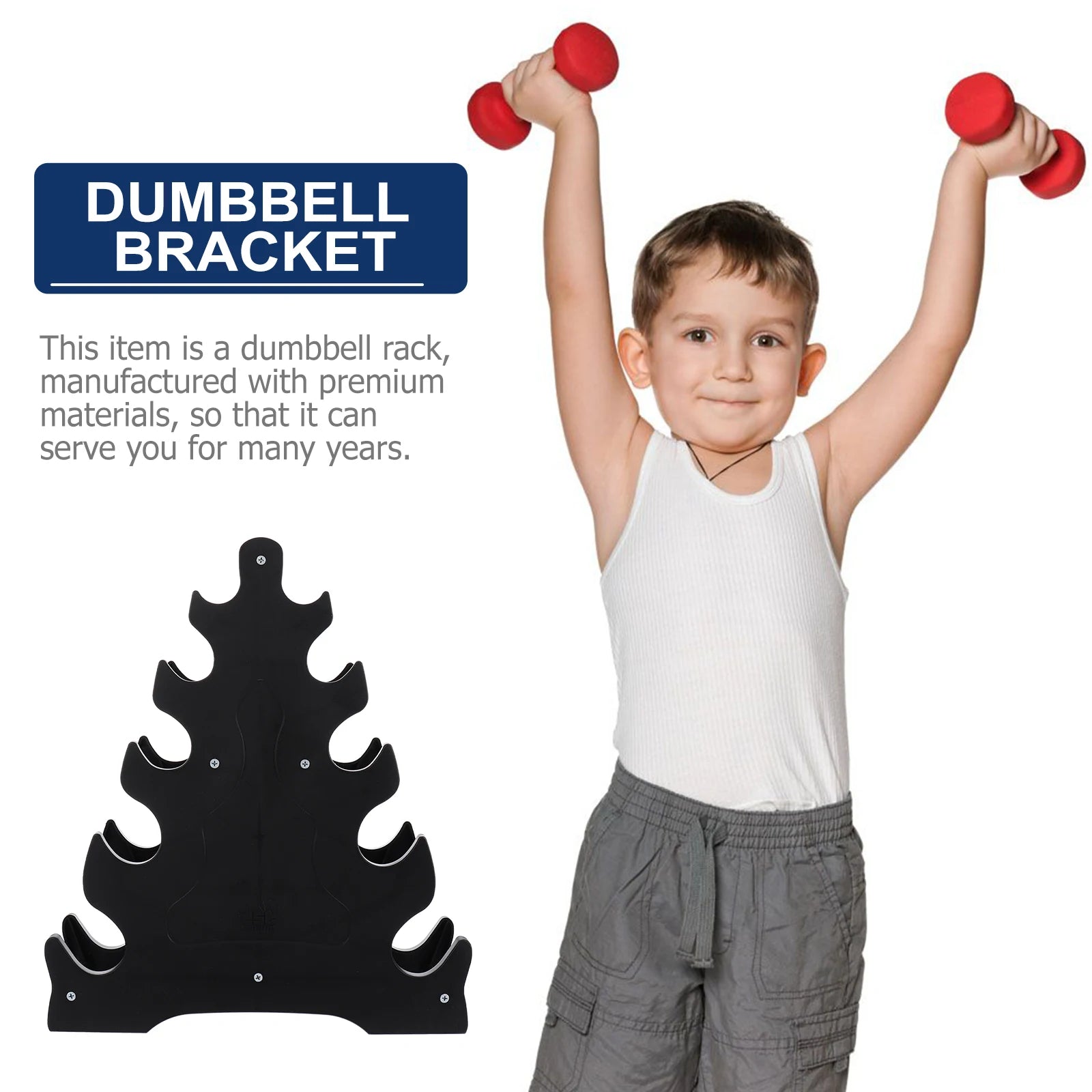 Strength Training Dumbbell Racks Adjustable Shelving Brackets Triangle Shaped Stand Gym Equipment Black Dumbbell Storage Stand