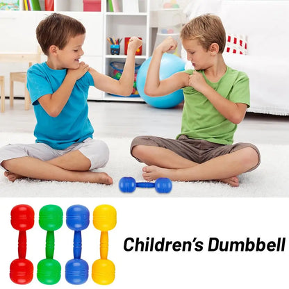 Plastic Dumbbells Children'S Sports Fitness Dumbbells Children Dumbbells Toys Fitness Barbell Toddler Equipment Fitness D8B7