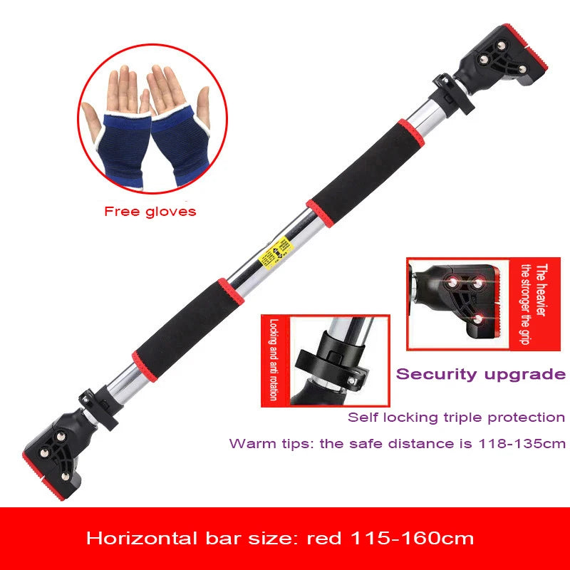Professional Non-Skid Horizontal Bar, Indoor Pull Up Bar, No Drilling Suspender, Pull-up Fitness Equipment