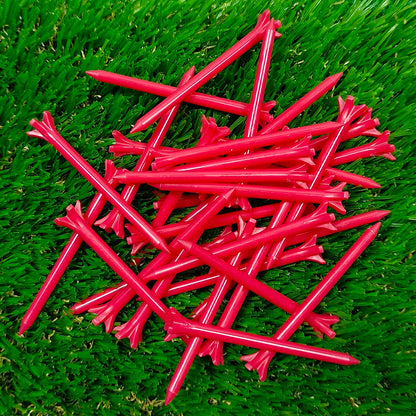 40 Pack Plastic Golf Tee Set 2-3/4'' Unbreakable Golf Tees Improved Durability Reduced Friction and Increased Drive Distance