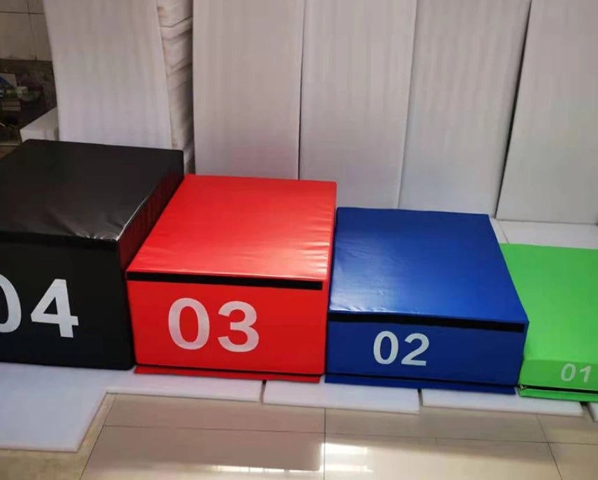 Custom Wholesale Gym Equipment Professional Plyo Soft Boxes Custom Fitness Adjustable Height Step Trainer Plyometric Jump Box