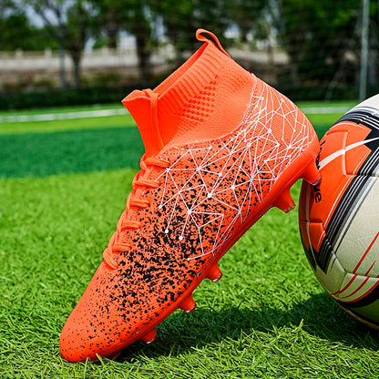 Men's safety wrapped anti-slip turf football shoes training football shoes sports shoes men's football shoes