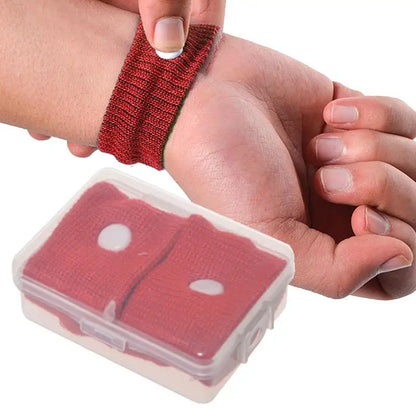 2pcs Reusable Sickness Wristband Motion Sickness Wrist Band Carsickness Seasick Sports Safety Anti Nausea Wristbands