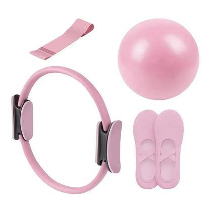 Pilates Ring And Ball Set Pilates Equipment Set Fitness Equipment With Resistance Band Portable Workout Tool For Home Gym Studio