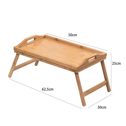 Laptop Table Wood Bed Tray Stand Lap Desk/Stand/Table Adjustable Riser Portable Laptop Folding Dining Table Holder Desk for Bed