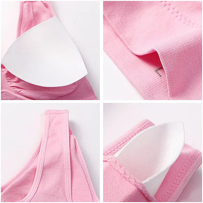 Women Sport Yoga Bra Running Vest Gym Workout Underwear Padded Crop Tops Female Sportswear Brassiere Push Up Fitness Bras