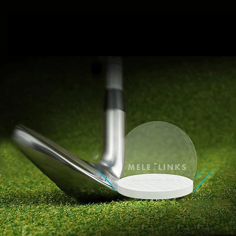 Golf Flat Ball Swing Practice Golf Balls Portable Flat Golf Balls Lightweight Golf Training Balls For Practice Indoor Outdoor