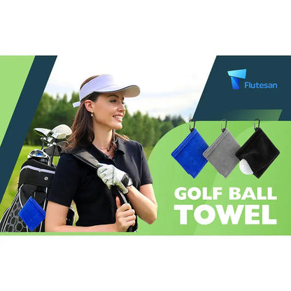Golf Ball Cleaning Towels For Cleaning Cloths Wiping Golf Clubs Outdoor Cleaning Towel Sports Towels Golf Supplies