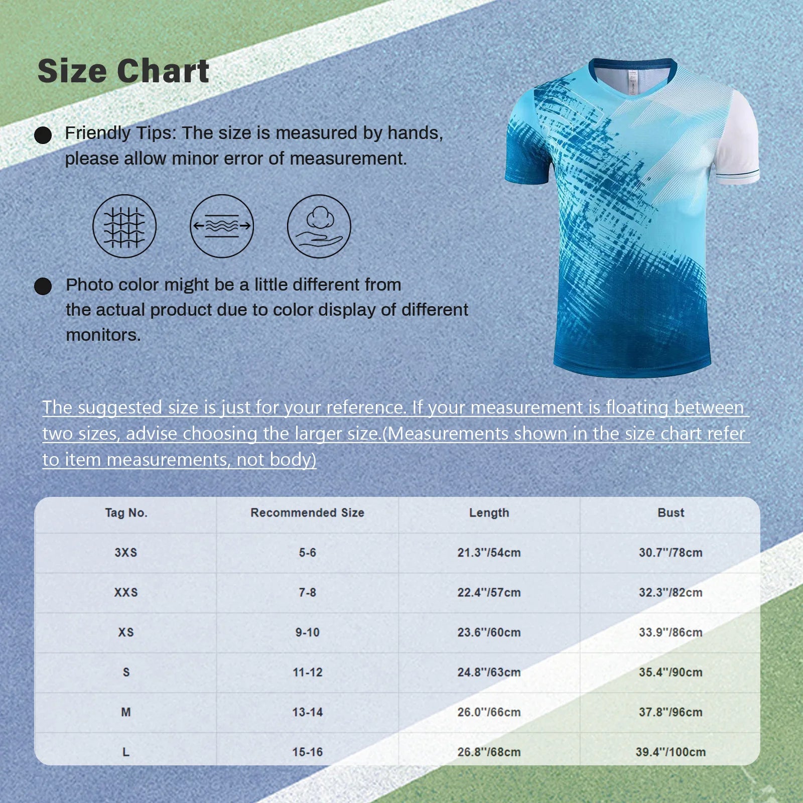 Kids Boys Short Sleeve Soccer Jersey Training Competition Team Uniform Tops V-neck Stylish Print T-shirt for Football Badminton