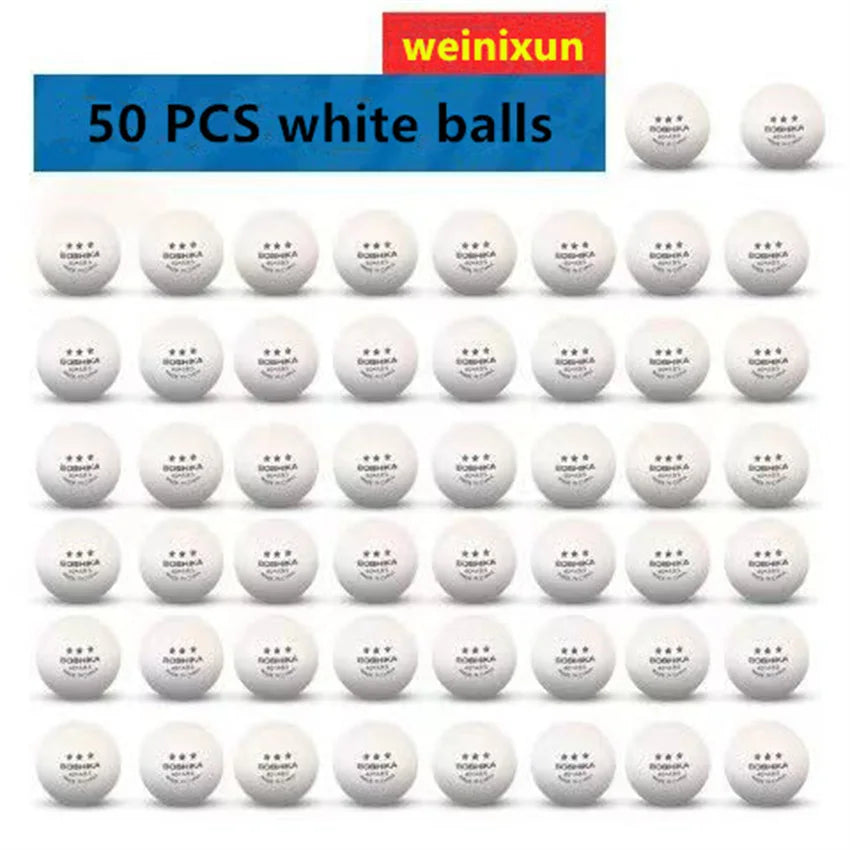 3-star Table Tennis Balls New Material A40 High-elastic Durable Training Table Tennis Balls Ping-Pong Balls