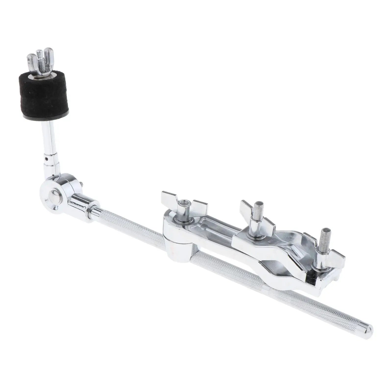 Portable Drum Cymbal Arm Adjustable Practice Tool Handbell Cowbell Clamp Holder Percussion Instrument Pad Drum Damper Mute Muffl