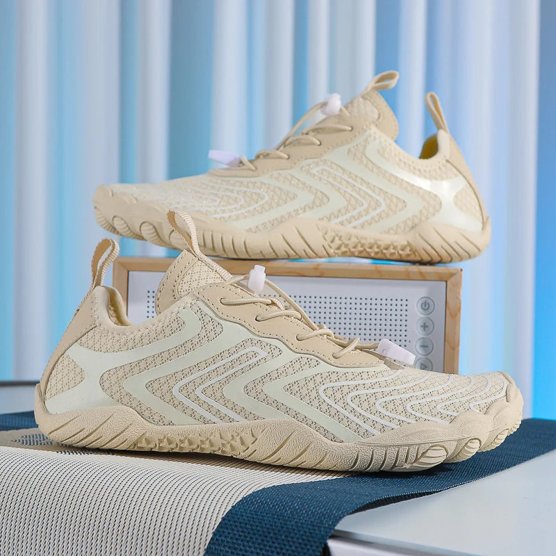 Sports Water Shoes Are Casual, Breathable, Lightweight, Quick-Drying, Barefoot, Suitable for Beach Vacation, Surfing, Swimming, Fishing, Diving, Fitness Training, Outdoor River Tracking, Adjustable Fit