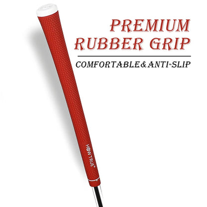 1PC Golf Club Grips Standard Men's Natural Rubber Soft Anti-slip High Quality Golf Irons/Woods Universal Grips 6 Colors