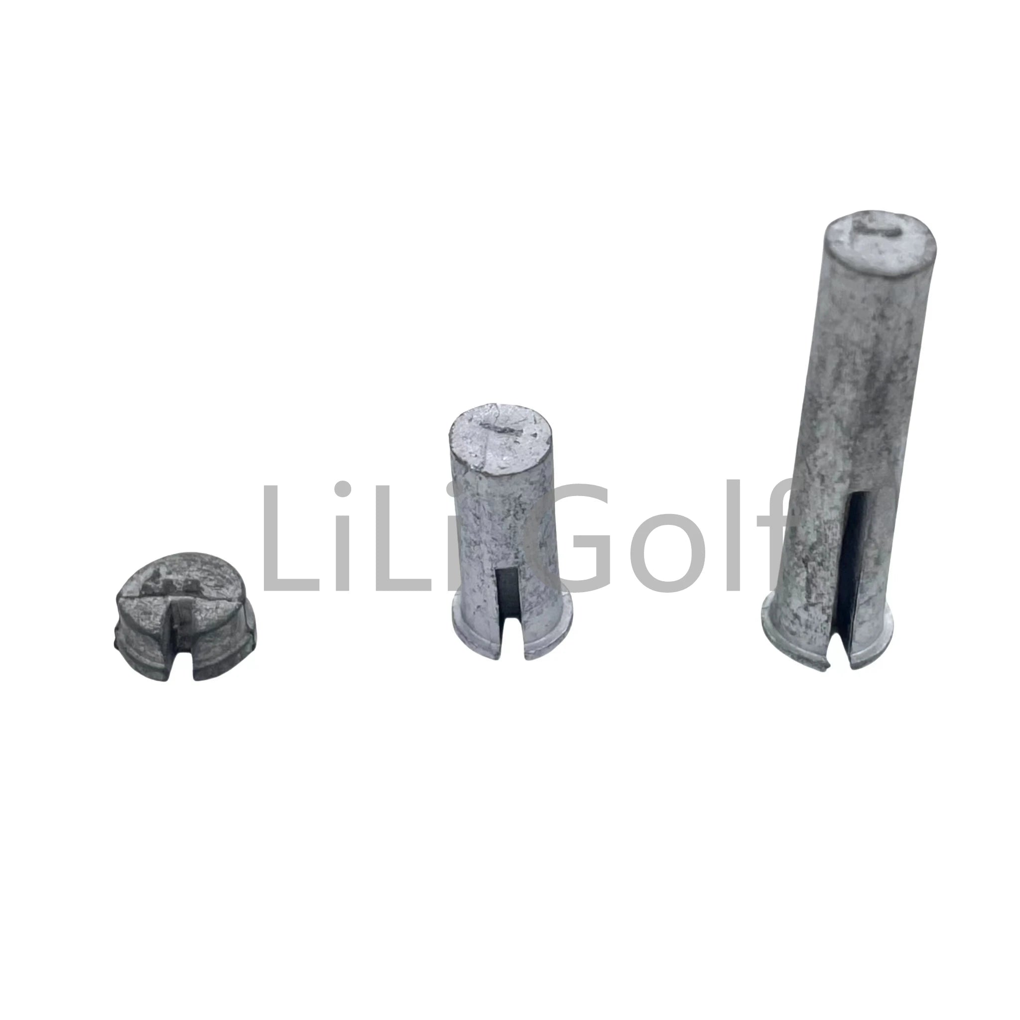 10Pcs Golf Club Assembling Accessories Balance Ding Golf Shaft Swing Nail Plug Weights,Slender for Wood,Coarse for Irons