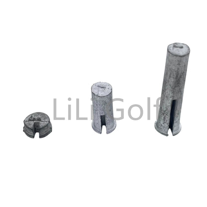 10Pcs Golf Club Assembling Accessories Balance Ding Golf Shaft Swing Nail Plug Weights,Slender for Wood,Coarse for Irons