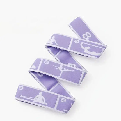 Yoga Stretch Training Belt，Universal Resistance Bands for Dance, Gymnastics, Workout, Pilates|Use Nylon Fabric Material