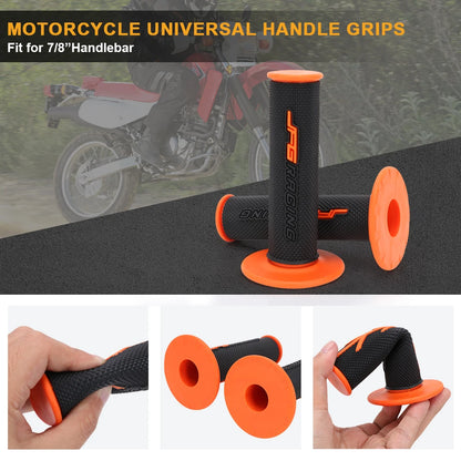 Motorcycle JFG 7/8" Handlebar Handle Hand Grips For KTM HONDA YAMAHA KAWASAKI SUZUKI Dirt Pit Bike Motocross Enduro MX