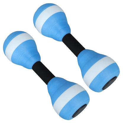 Pool Dumbbells 1 Pair Aquatic Dumbbells EVA Floating Water Dumbbells Aerobic Exercise Fitness Equipment for Kids Water Dumbbells