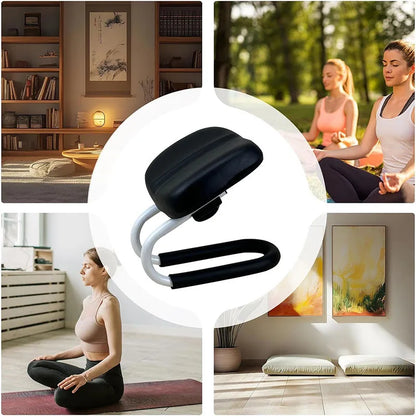 Meditation Seat Yoga Stool Kneelers for Praying with Sponge Cushion Non-Slip Leg Sleeve Bench Seat Meditation Accessories