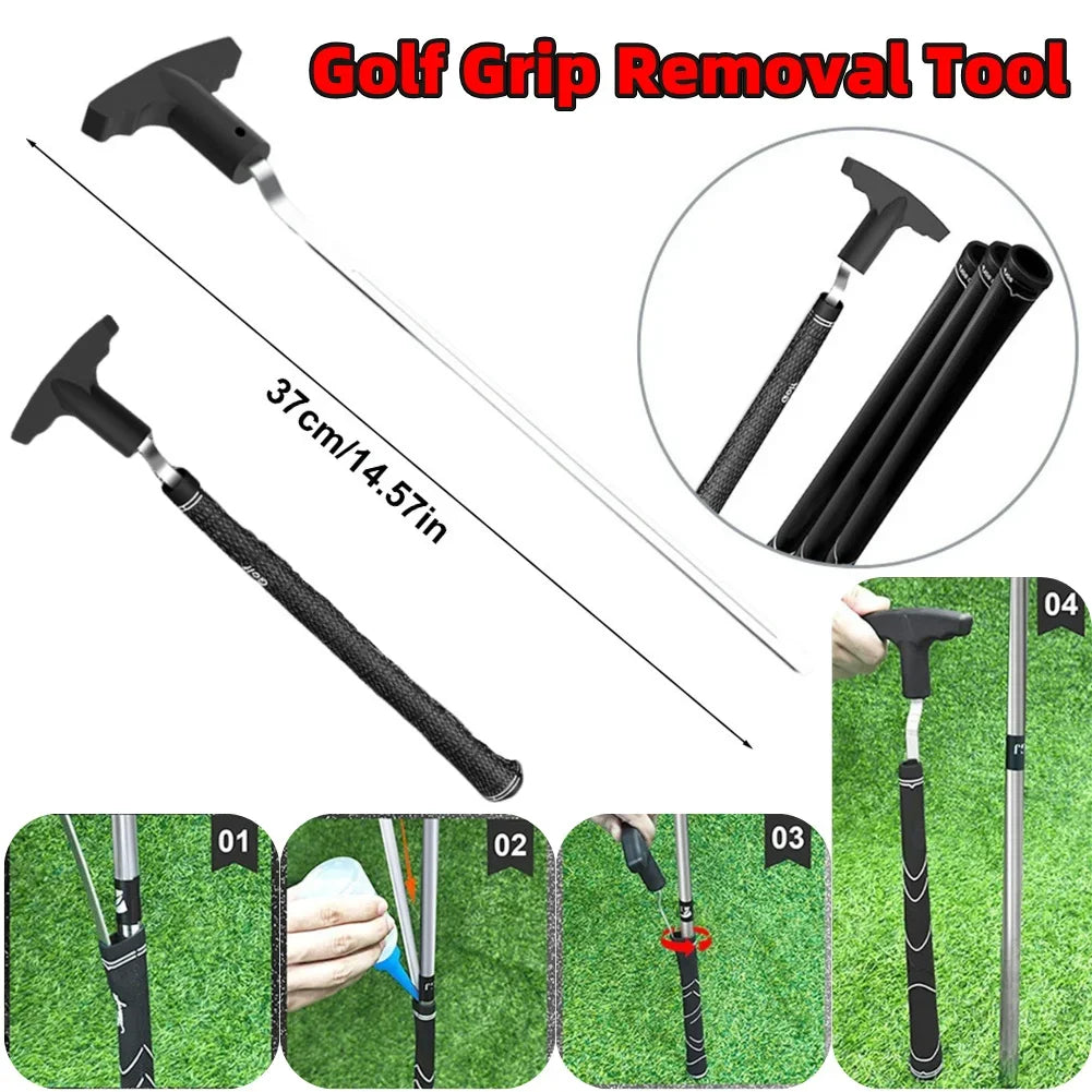 Golf Grip Removal Tool V-Groove Grip Remover Saver Grip Remover Gripping Tool Protective Grip Removal Tool for Outdoor Sports