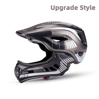 ROCKBROS Child Bicycle Helmet MTB Security Impact Resistant Cycling Helmet Teenagers Sports Safety Protection Helmet Scooter