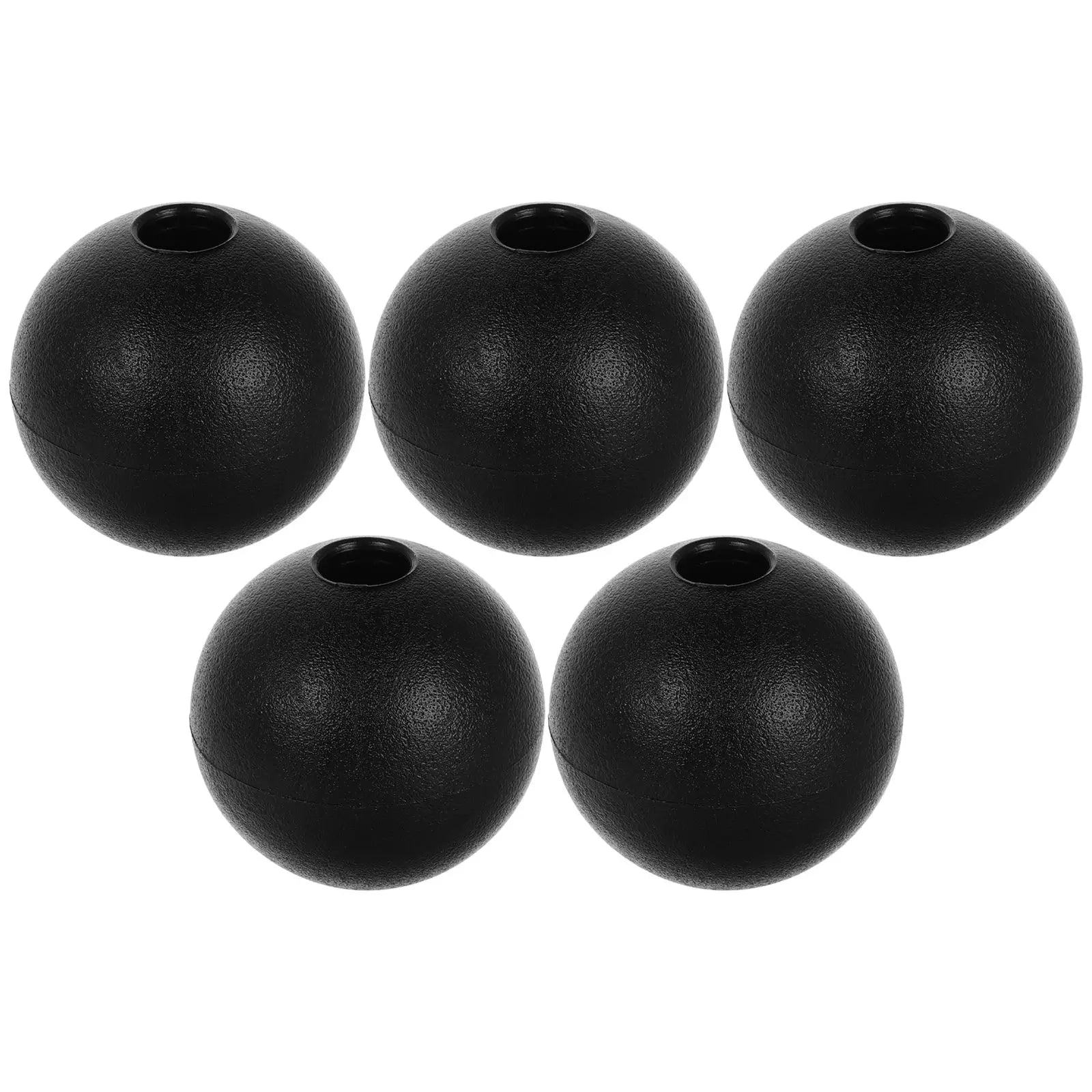 5 Pcs Cable Ball Stoppers for Gym Equipment Home Gym Accessories Fitness Pulley Attachment Black Color Durable Nylon