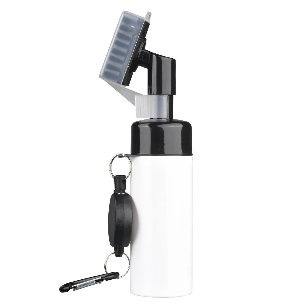 Golf club head cleaning groove brush with retractable buckle for easy carrying Clean golf club brush with leakproof liquid