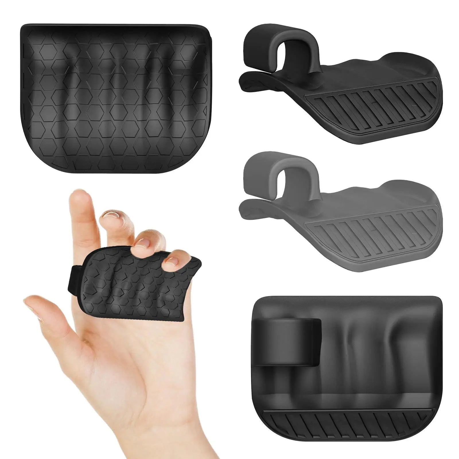 Gym Grips Fingerless Workout Gym Gloves Weight Lifting Grips Bodybuilding Gymnastics Pull Up Grips for Palm Grip Device