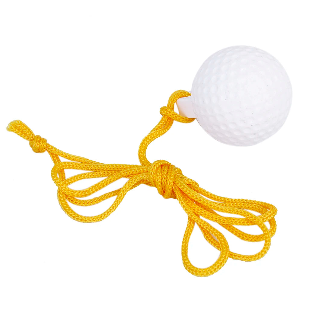 Golf Driving Ball Swing Hit Training Aid Portable Golf Practice Training Rope Ball Air Flow Golf Balls For One Person Practice