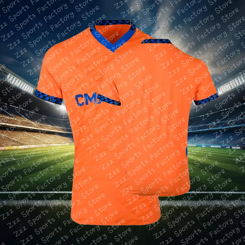 Kids Summer Soccer Training Clothing New Arrival Ligue 1 Olympique Marseille Home/Away Football Jersey Men's Oversized T Shirt