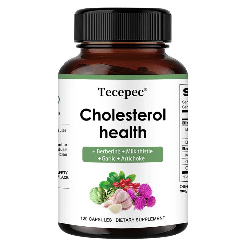 Cholesterol Supplements - Improves Blood Circulation, Supports Cardiovascular Health, and Strengthens The Immune System