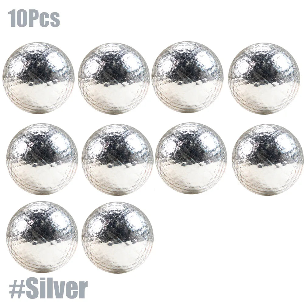 GLOOF 10Pcs Dia About 42.7mm Golf Balls,Long Distance Golf Ball for Golf Shot Game