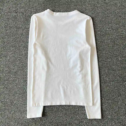 New autumn and winter yoga clothes nude solid color long sleeved women's quick drying running training Pilates sports slimming t